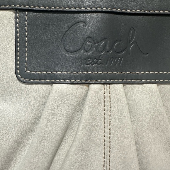 Coach Pleated Leather Tote - Picture 16 of 16